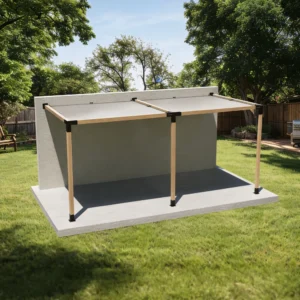 modulART dupla pergola készlet 2db napvitorlával 90x90