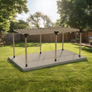 modulART dupla szabadon álló pergola készlet 18db szarufa tartóval 90x90