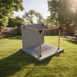 modulART falra szerelhető pergola 90x90 faoszlophoz
