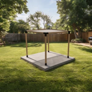 modulART szabadon álló pergola napvitorlával